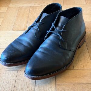 Nisolo Black Leather Men’s Chukka Boots 9.5